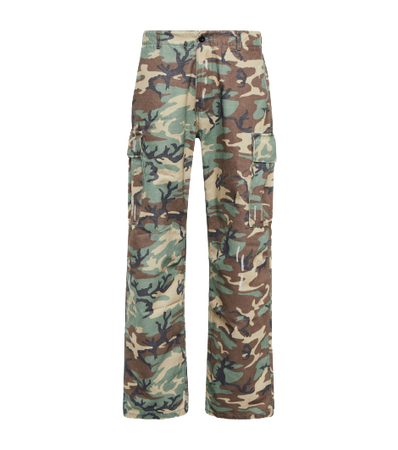 ERL - Camouflage cotton cargo pants
