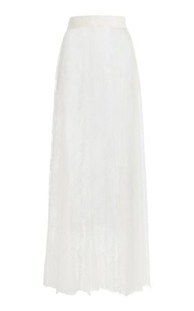 Chantilly Lace Midi Skirt By Elie Saab | Moda Operandi