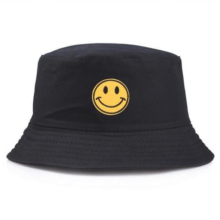 *clipped by @luci-her* SMILEY BUCKET HAT – Teen Hearts Clothing - STAY WEIRD