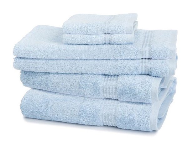baby blue towel