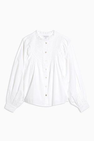 Poet Embroidered Shirt | Topshop