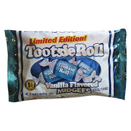 Tootsie Roll Vanilla Flavored Midgees, Limited Edition, (3) 16 Ounce Bags (Total 3 Pounds) - Walmart.com - Walmart.com