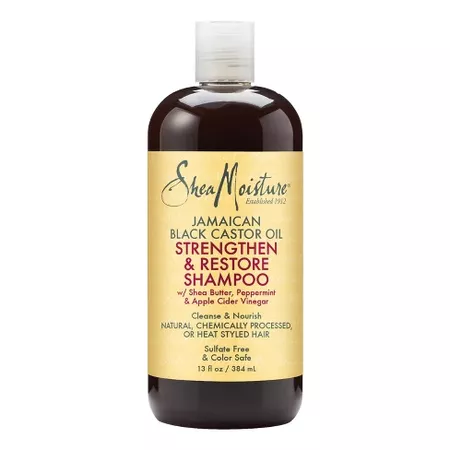 SheaMoisture Jamaican Black Castor Oil Replenishing Shampoo - 13 fl oz : Target