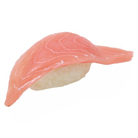 Fake Super Realistic Deluxe Deluxe Salmon- (sake) Sushi (single Piece)