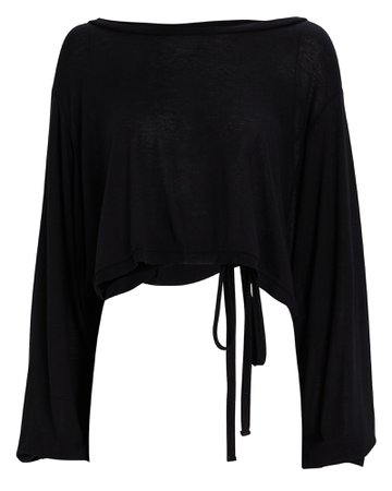 sweatshirt Nylora Valerio Oversized Open Back Top | INTERMIX®