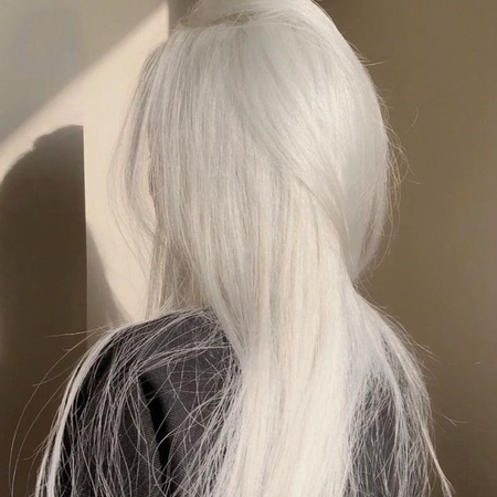 White hair