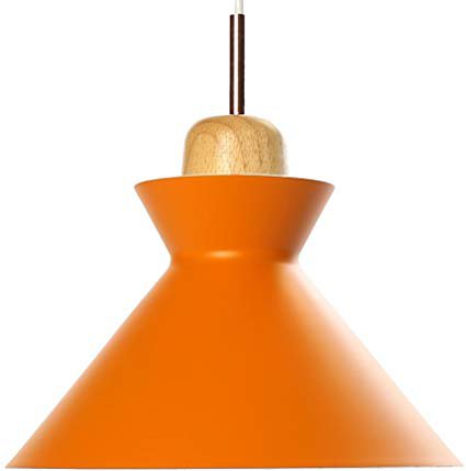 Industrial Edison Mini Metal Pendant Hanging Lamp Modern Art Deco Lighting Fixture Loft Pendant Light (Orange) - - Amazon.com