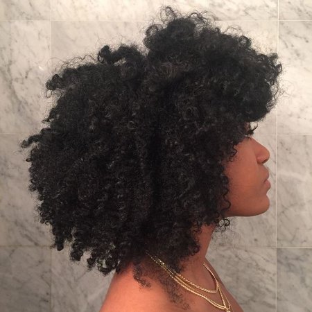 natural hair curl side profile - Google Search