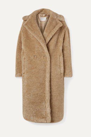 Max Mara | Teddy Icon metallic faux fur coat | NET-A-PORTER.COM