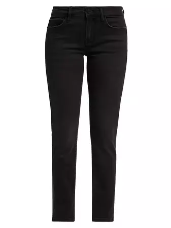 Shop Frame Le Garcon Mid-Rise Skinny Jeans | Saks Fifth Avenue