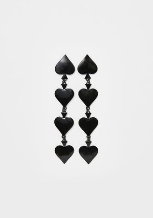 Ace Of Spades Dangle Earrings | Dolls Kill