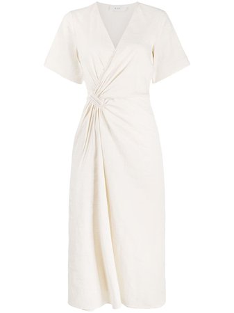 White A.l.c. Wrap-Effect Dress | Farfetch.com