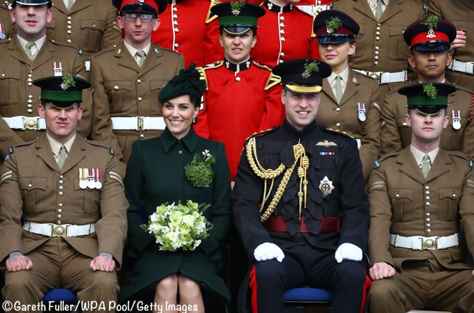 Kate in Alexander McQueen for Irish Guards Shamrock Ceremony - What Kate Wore