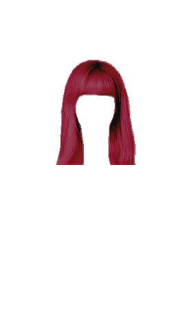 Dark Berry Red Hair Straight - Lisa HYLT Teasers (Dei5 edit)