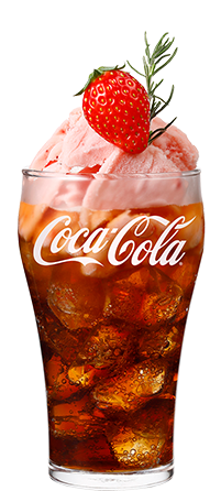 ice cream coke strawberry 🍓