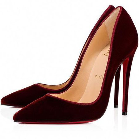 Dark Red/Burgundy Christian Louboutin Heels