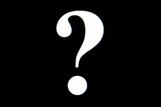 A white question mark on a black background - ABC News (Australian Broadcasting Corporation)
