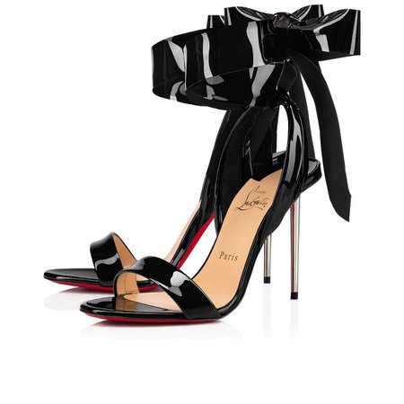 EPIC ROSE 100 BLACK PATENT - Women Shoes - Christian Louboutin