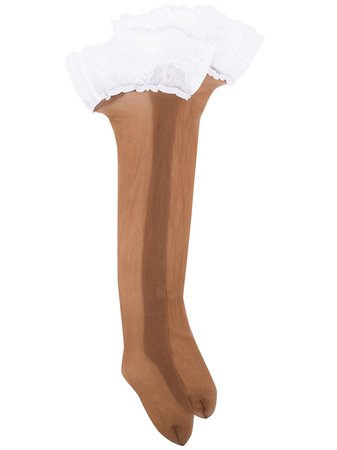 Wolford lace-trim hold-up Stockings - Farfetch