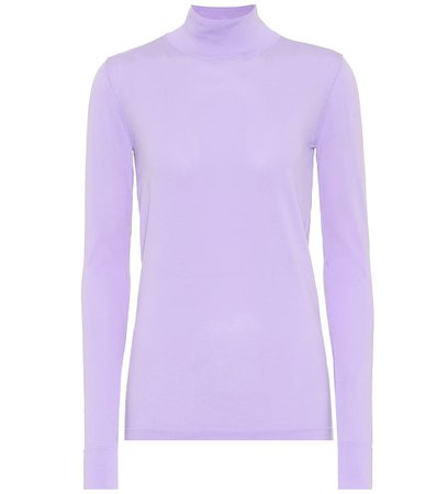 Les Rêveries High-neck jersey top