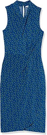 Amazon.com: Amazon Essentials Women's Sleeveless Crossover Twist Neck Faux Wrap Dress : Clothing, Shoes & Jewelry