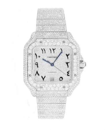 Iced Cartier Watch