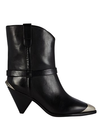 Isabel Marant Limza Leather Ankle Boots | INTERMIX®