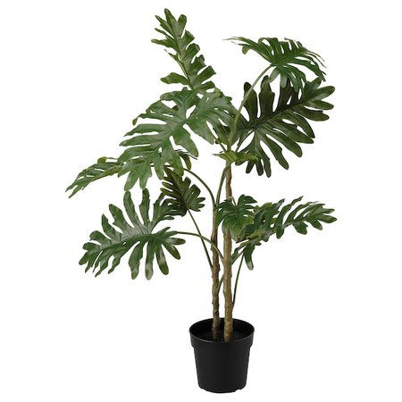 FEJKA Artificial potted plant, indoor/outdoor philodendron, 9" - IKEA