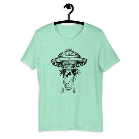 UFO Alien T-Shirt For women and Men | Etsy