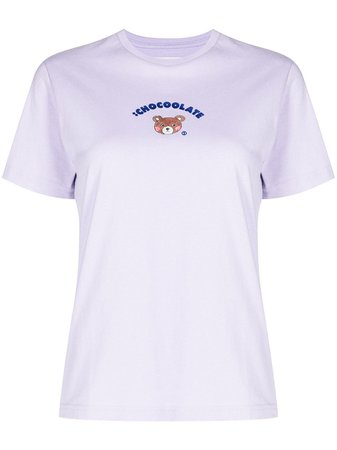 :CHOCOOLATE Logo Short Sleeve T-shirt - Farfetch