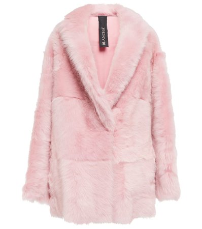 BLANCHA Oversized fur coat