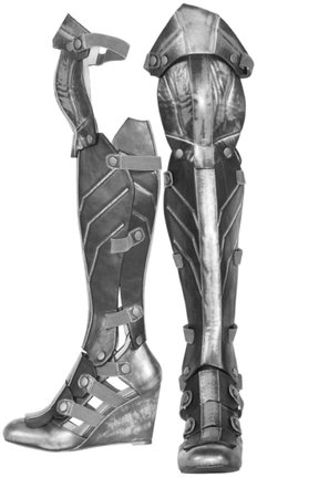 Silver Armour Wonder Boots