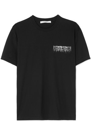 Givenchy | T-shirt oversize en jersey de coton à sequins | NET-A-PORTER.COM