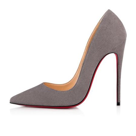 Christian Louboutin Grey So Kate 120 Shadow Suede Classic Pointed Toe Stiletto Heel Pumps Size EU 42 (Approx. US 12) Regular (M, B) - Tradesy