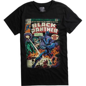 Marvel Black Panther (Vol 1) Issue #2 Comic Cover T-Shirt from Hot Topic.