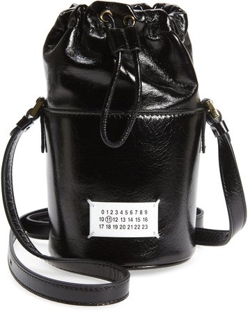 Micro 5AC Patent Leather Bucket Bag