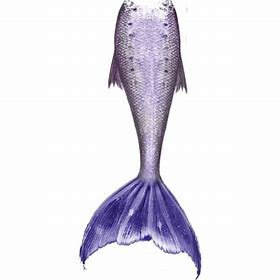 Purple Mermaid Tail Drawing -