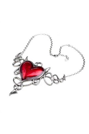 Devil Heart Genereux Necklace by Alchemy Gothic | Gothic