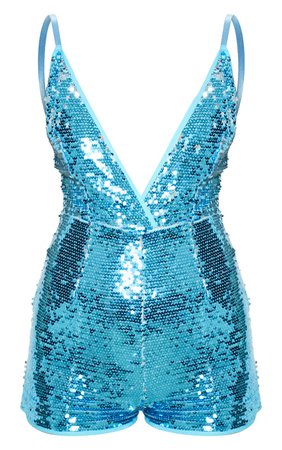 turquoise sequin romper - Google Search