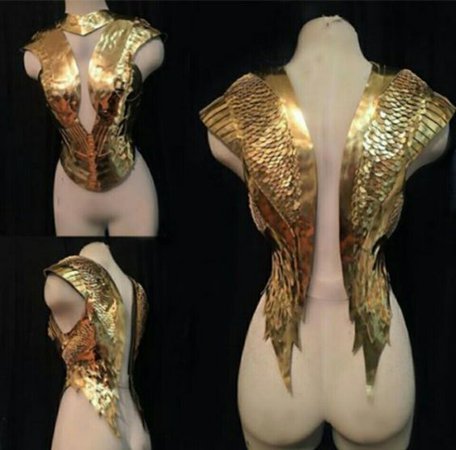 gold costume