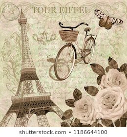 Vintage Paris Background Images, Stock Photos & Vectors | Shutterstock
