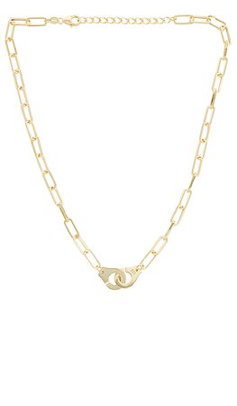 Adina's Jewels Handcuff Link Necklace in Gold | REVOLVE