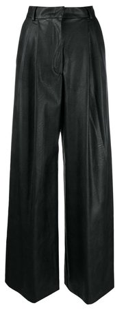high waisted wide leg trousers by nude