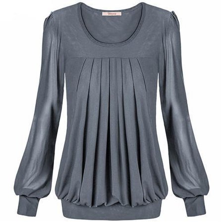 pleated blouse tunic