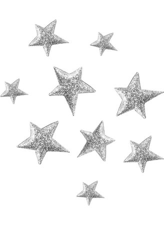 silver sparkle sparkly stars png filler
