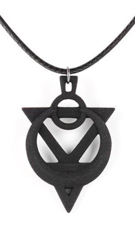 Rogue And Wolf - Amulet of Possession Choker Black