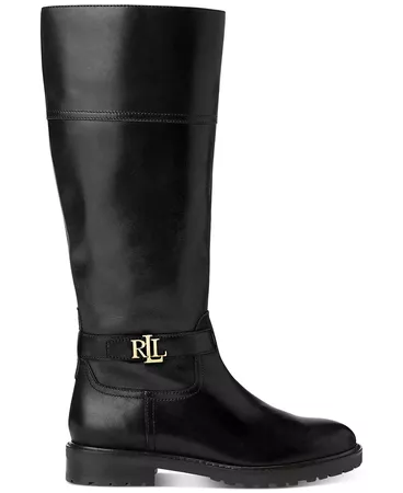 Lauren Ralph Lauren Lauren by Ralph Lauren Women's Everly Riding Boots & Reviews - Boots - Shoes - Macy's