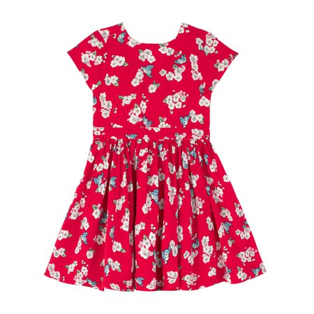 Snow White Little Scattered Blossom Kids Tie Back Dress | Snow White View All | CathKidston