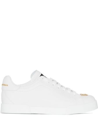 Dolce & Gabbana logo-plaque lace-up Sneakers - Farfetch