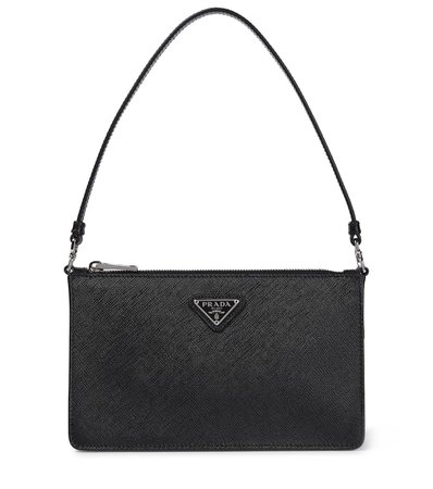 Prada - Mini saffiano-leather shoulder bag | Mytheresa